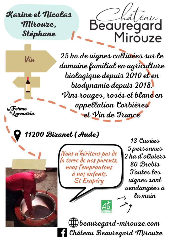 fiche producteur la ferme de locmariage Quimper